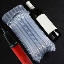 30 embalagem inflável wine bag para garrafa de vinho + 1 bomba manual