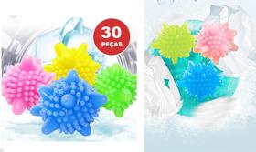 30 Esferas de Bater Lavar Roupa Magica Para Maquina de Lavar