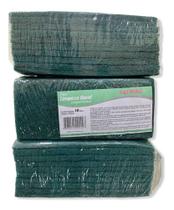 30 Esponja Fibra Verde Limpeza Panela Assadeira Louça 10x230
