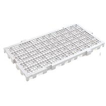 30 Estrado Plástico Modulável Palete Deck Pallet Branco