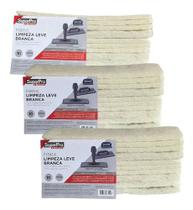 30 Fibra Esponja Bucha Macia Limpeza Leve Branca Superpro 30 Fibra Esponja Bucha Macia Limpeza Leve Branca Superpro