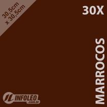 30 Folhas Color Plus 30,5x30,5cm 180g Marrocos Marrom Escuro