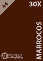 30 Folhas Papel Color Plus A4 180g Marrocos (marrom Escuro)