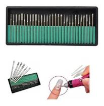 30 Fresa Broca Diamantada Dremel Retifica Protetico