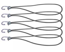 30 Gancho Extensor Elastico Corda Cinza Para Lona Caminhão
