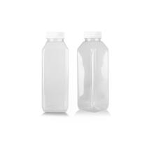 30 Garrafa Pet Plástica c/ Tampa Lacre Branca 300ml P/ Suco