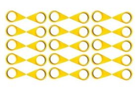 30 Indicador Porca Solta Amarelo Roda Caminhao 32mm 33mm