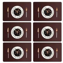 30 Jogo Americano COURO Impermeável Limpa Facil para MESA