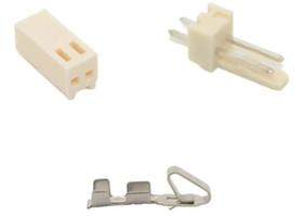 30 Kits Conector Alojamento Terminal 2 Vias Kk 2,5mm