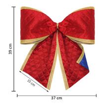 30 Laços Grande Decoração Natalina Enfeite Árvore 37cm