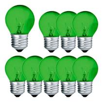 30 Lâmpada Led Bolinha Decorativa Colorida E27 Varal Festa