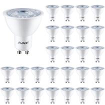 30 Lâmpada Led Dicróica GU10 Amarela 3000K MR16 4,8W Bivolt