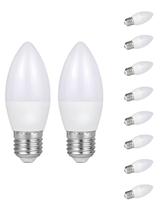 30 Lâmpada Led Vela Leitosa 3000k