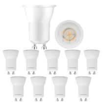 30 Lâmpada Mini Dicroica LED MR11 4W GU10 3000K 300lm Branco Quente