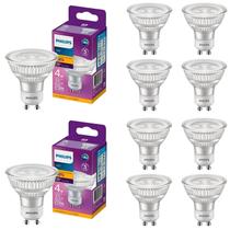 30 Lâmpadas Led Dicroica 4w Philips GU10 2700k 350lm Bivolt 30 Lâmpadas Led Dicroica 4w Philips GU10 2700k 350lm Bivolt