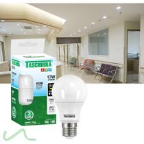 30 Lâmpadas Led Taschibra Tkl100 17w Bivolt 6500k Luz Branca