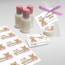 30 Lembrancinha Maternidade Mini Hidratante Ursinha M