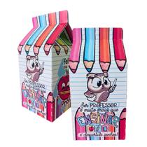 30 Lembrancinhas Dia Dos Professores Caixinha Milk Mimo Presente