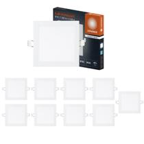 30 Luminarias Led Embutir Quadrada 18w Bivolt 4000k Ledvance
