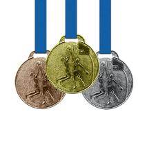 30 Medalhas Basquete Metal 35mm Ouro Prata Bronze