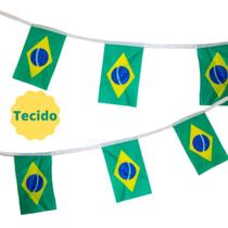 30 metros Bandeirinha em Tecido Brasil Copa Mundo 3m 14x21