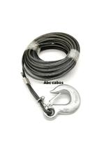 30 Metros Cabo Aço 6mm Original Guincho Elétrico 18x7