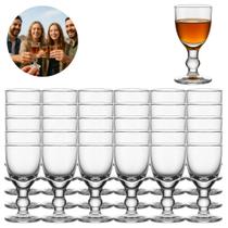 30 Mini Taças Copo Dose De Vidro Shot Licor Drink Bar 11ml