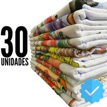 30 Panos de Prato Atacado! 41x69cm 100%algodão Qualidade Top