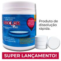 30 Pastilhas Cloro Organico para Piscina Bioclor de 8000 A 12000 Litros - NÃO PRECISA DE FLUTUADOR - Clorin