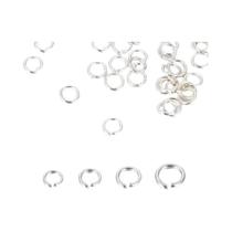 30 peças de anéis de salto abertos em prata esterlina 925