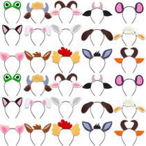 30 peças de bandanas Kigeli para animais da selva, feltro, festa infantil