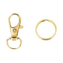 30 Peças De Ganchos De Metal Giratórios Para Chaveiro, Anéis De Chave Divididos Para Fazer Chaveiros 30 Peças De Ganchos De Metal Giratórios Para Chaveiro, Anéis De Chave Divididos Para Fazer Chaveiros