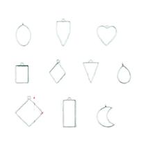 30 Peças De Pingentes Geométricos De Metal Para Fabricação De Joias DIY, Resina Epóxi UV, Artesanato 30 Peças De Pingentes Geométricos De Metal Para Fabricação De Joias DIY, Resina Epóxi UV, Artesanato