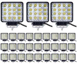 30 Peças Turboo Luz de LED Quadrada à Prova d'Água 4" 48W 30 Peças Turboo Luz de LED Quadrada à Prova d'Água 4" 48W
