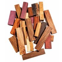 30 Pedaços Madeira Nobre Artesanato Retalho Marchetaria DIY