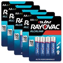 30 Pilhas Aa Alcalina Rayovac 5 Cart C/ 6 Unid