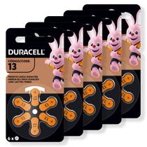 30 Pilhas Auditiva nº 13 DURACELL 5 Cartelas com 6 unidades