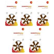 30 Pilhas Auditivas 312 Pr41 para Aparelho Auditivo Sound Perform 30 Pilhas Auditivas 312 Pr41 para Aparelho Auditivo Sound Perform