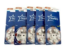 30 Pilhas Auditivas Starkey 312- Selo Marrom, 05 cartelas.