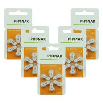 30 Pilhas Baterias 13 Pr48 P13 A13 Aparelho Auditivo Phonak 30 Pilhas Baterias 13 Pr48 P13 A13 Aparelho Auditivo Phonak