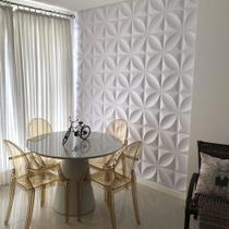 30 Placas 3d Decorativa Pétalas Flor Revestimento Autocolante Plástico PVC Auto Relevo