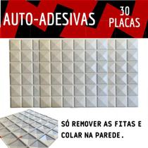 30 Placas 3d Revestimento De Pvc Auto Adesiva Modelo Viena