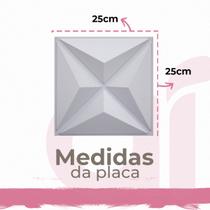 30 Placas PVC 3d Revestimento de Parede Decorativa Estrelar Alto relevo Quarto Sala Cozinha 25cm x 25cm 30 Placas PVC 3d Revestimento de Parede Decorativa Estrelar Alto relevo Quarto Sala Cozinha 25cm x 25cm