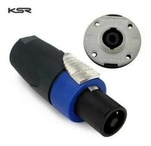 30 Plugs Speakon Ksr Pro 15 Machos + 15 Femeas Metal Tipo Neutr