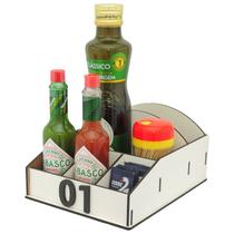 30 Porta Pimenta Azeite Guardanapos Sal Sachê Palito Restaurante Branco