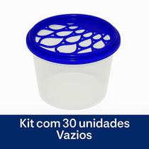 30 Potes Anti Mofo (vazio) Para Cloreto De Cálcio 30 Potes Anti Mofo (vazio) Para Cloreto De Cálcio