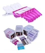 30 presilhas jacaré crocodilo cx organizadora