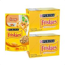 30 Ração Úmida Friskies Frango Ao Molho P/ Gatos Adultos 85g