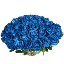30 Rosas Artificiales de Seda Azul Jefuzh - Paquete de 30 Piezas 30 Rosas Artificiales de Seda Azul Jefuzh - Paquete de 30 Piezas