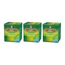30 Sachês, Chá Twinings, Verde e Hortelã